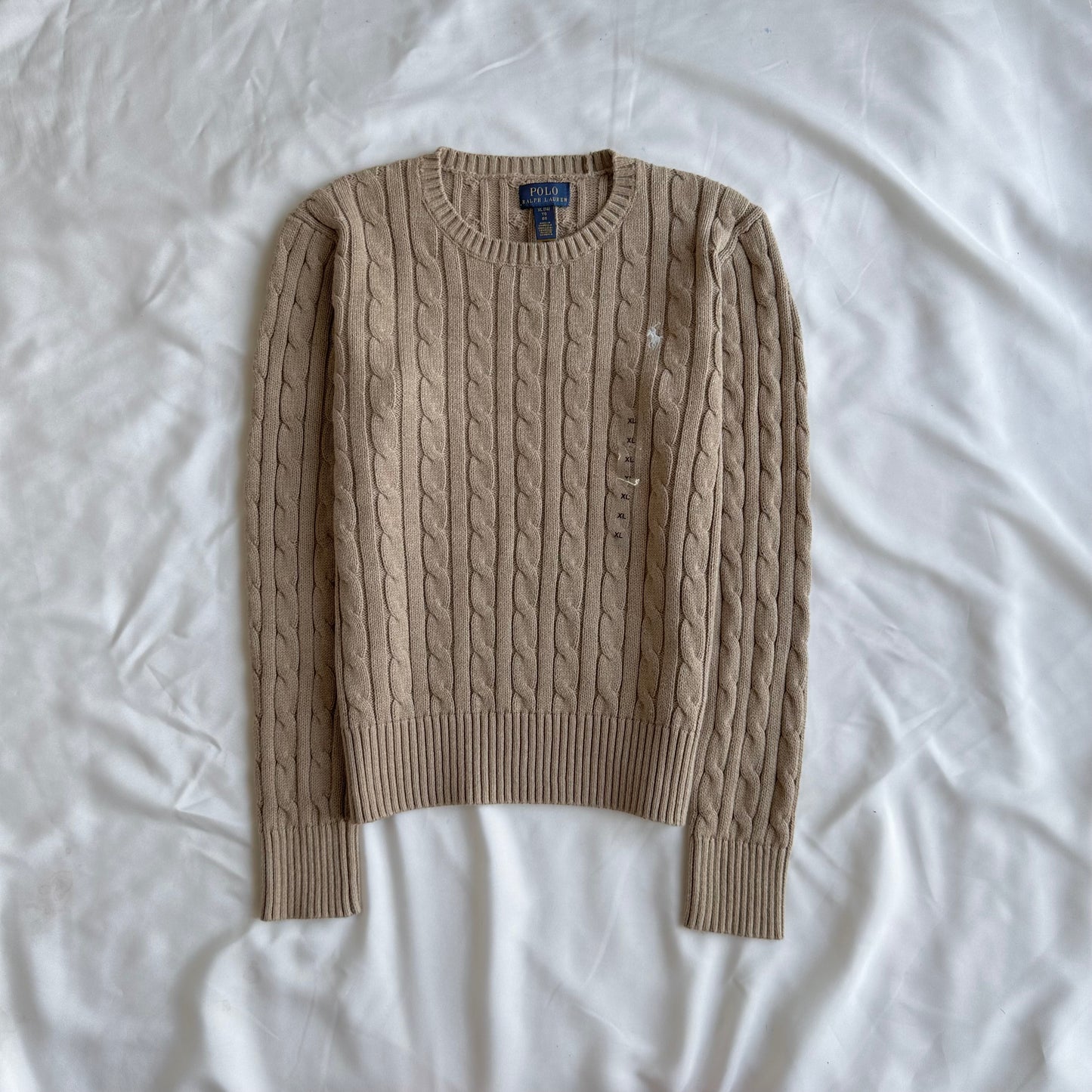 Cable-Knit Cotton Sweater