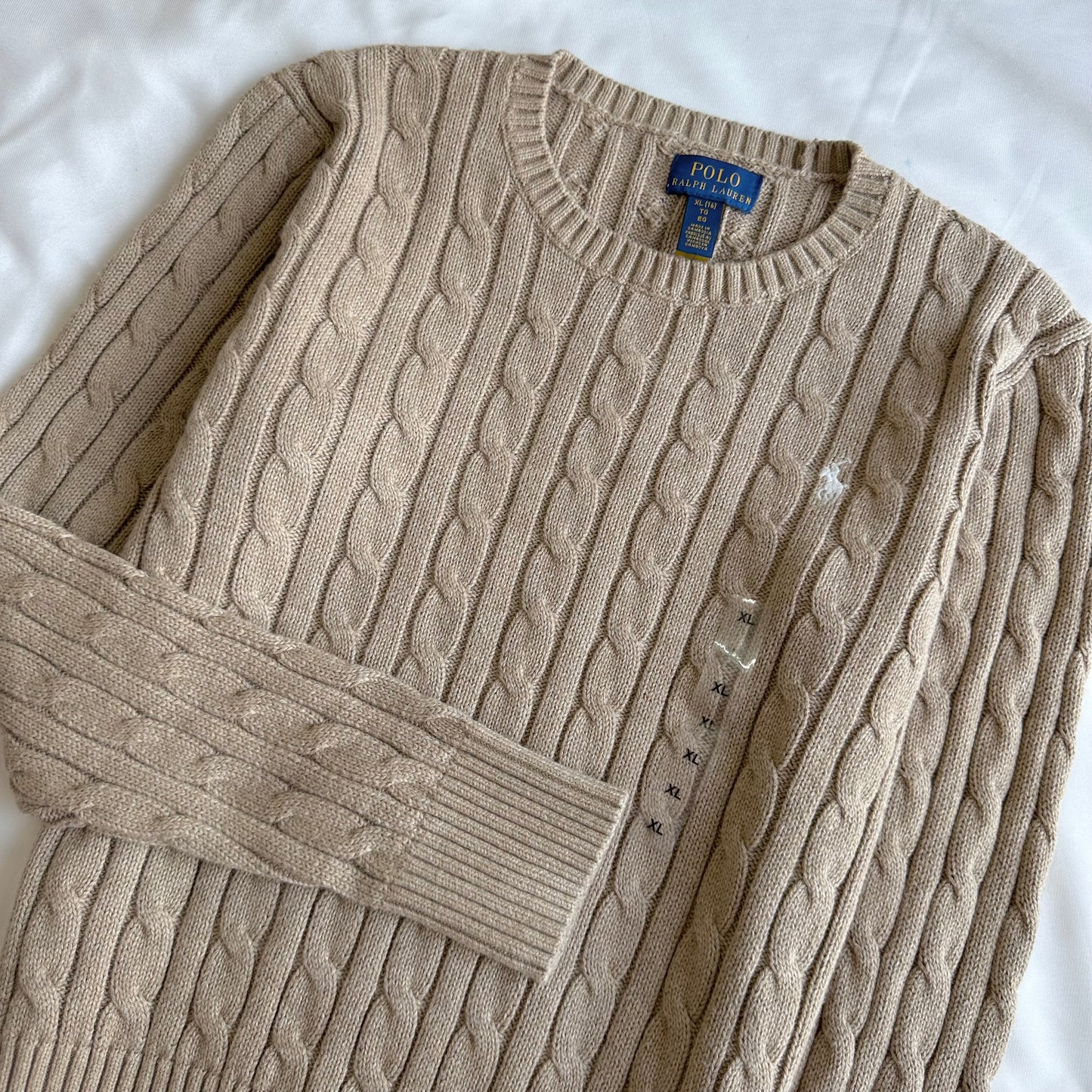 Cable-Knit Cotton Sweater